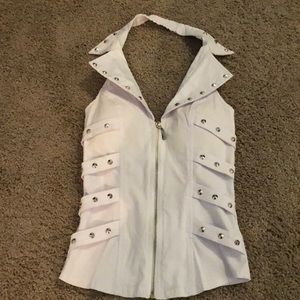 Women’s white tank/vest